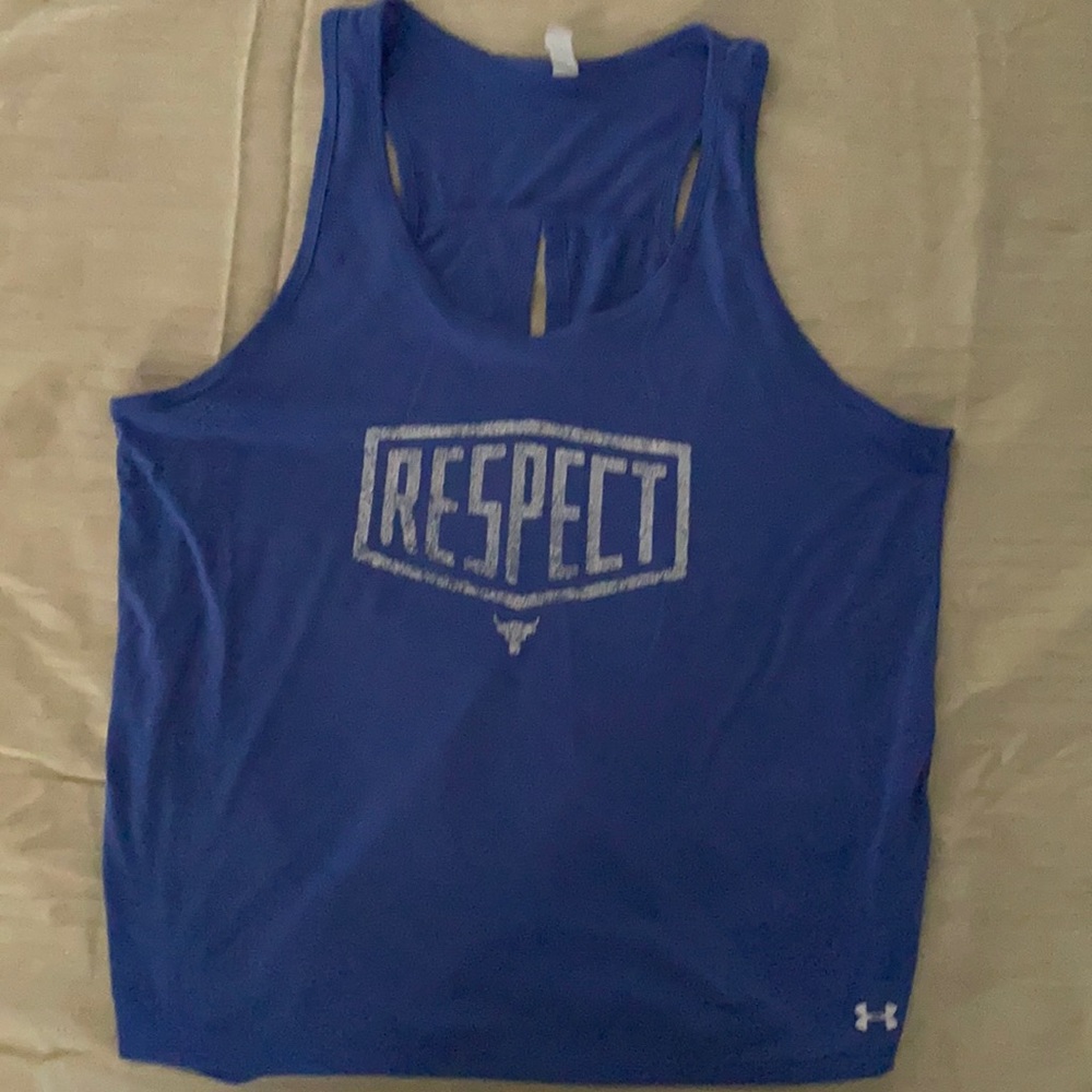 Underarmour Respect tanktop The Rock clothing line